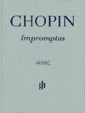 Illustration de Impromptus, recueil - éd. Henle reliée