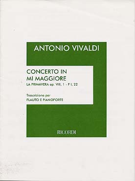 Illustration vivaldi concerto op.  8/1 "le printemps"