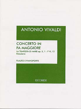 Illustration de Concertos op. 10, réd. piano - N° 1 "La Tempesta di mare" RV 433 en fa M