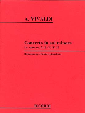 Illustration de Concertos op. 10, réd. piano - N° 2 "La Notte" RV 439 en sol m