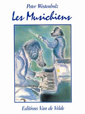 Illustration de Les Musichiens : 40 dessins où sont transposés les attitudes, les angoisses, les phantasmes des pianistes
