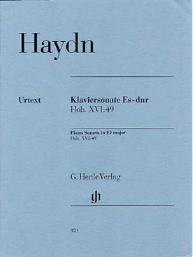 Illustration haydn sonate hob. xvi:49 en mi b maj