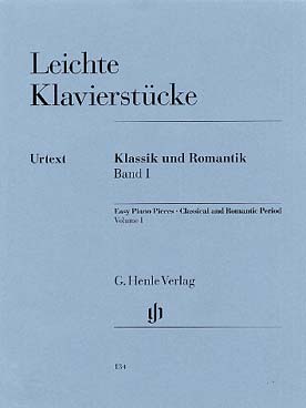 Illustration de LEICHTE KLAVIERSTÜCKE : Pièces faciles de l'époque classique et romantique - Vol. 1 : Mozart, Clementi, Haydn...