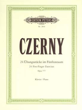 Illustration de Op. 777 : Les 5 doigts, 24 exercices