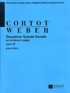 Illustration de Sonate N° 2 op. 39 en la b M - éd. Salabert (rév. Cortot)
