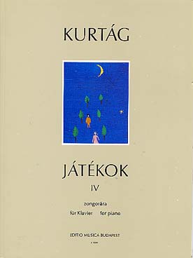 Illustration kurtag jatekok vol. 4 pour piano 4 mains