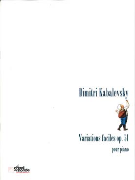 Illustration de 5 Variations faciles sur un chant populaire russe op. 51