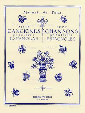Illustration de 7 Chansons populaires espagnoles (tr. Halffter pour piano seul)