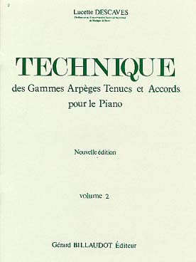 Illustration de Technique des gammes, arpèges et accords - Vol. 2
