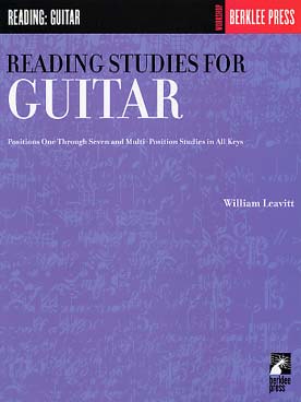 Illustration de Reading studies for guitar