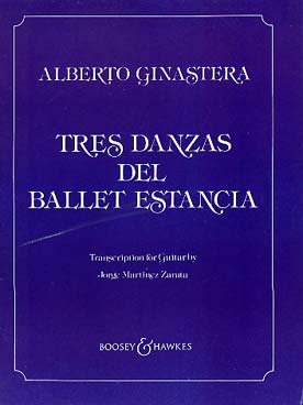 Illustration de 3 Danzas del ballet Estancia (tr. Martinez Zàrate)