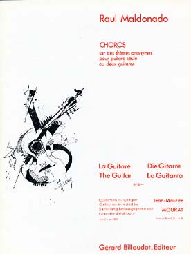 Illustration de Choros sur des thèmes anonymes pour 1 ou 2 guitares