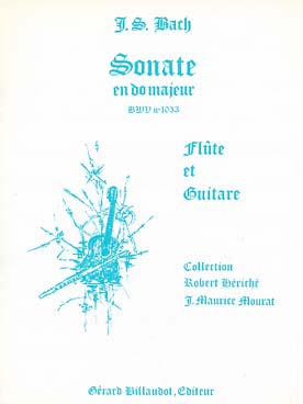 Illustration de Sonate BWV 1033 en do M (tr. Mourat)