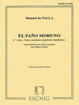 Illustration de Chansons populaires espagnoles - N° 1 : El paño moruno