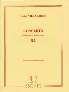 Illustration de Concerto pour guitare et petit orchestre, réduction piano