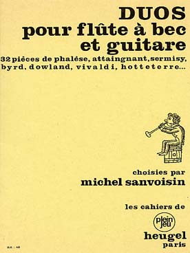 Illustration de Duos : 32 pièces de Phalèse, Attaingnant, Sermisy...