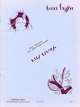 Illustration de Les Cygnes (flûte et harpe ou piano)