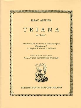 Illustration de Triana (Iberia, tr. Borghese pour 3 guitares)