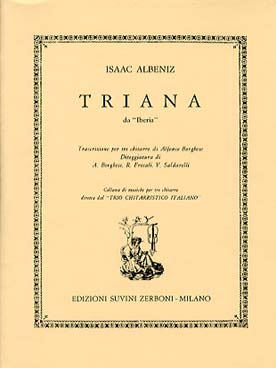 Illustration albeniz triana de "iberia" (tr. 3 guit.)