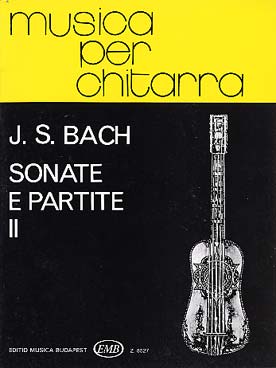 Illustration de Sonates et Partitas pour violon seul (tr. Mosóczi) - Vol. 2 : BWV 1004 à 1006