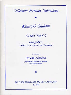 Illustration giuliani concerto n° 1 op. 30 en la maj