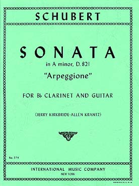 Illustration de Sonate D 821 en la m "Arpeggione" (tr. Kirkbride)