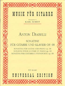Illustration de Sonatine op. 68 pour guitare et piano