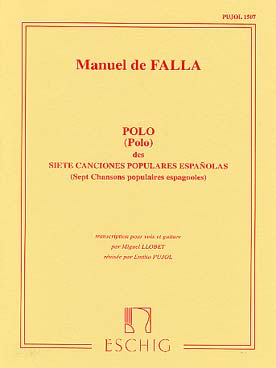 Illustration de Chansons populaires espagnoles - N° 7 : Polo