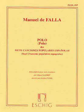 Illustration de Chansons populaires espagnoles - N° 7 : Polo