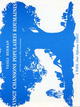 Illustration de 20 Chansons populaires roumaines (flûte de pan ou flûte à bec)