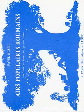 Illustration de Airs populaires roumains (1 ou 2 flûtes à bec soprano et guitare)