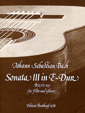Illustration de Sonate BWV 1035 en mi M (tr. Uhlmann)