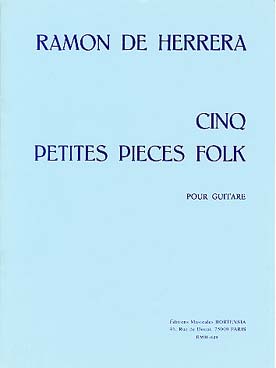 Illustration de 5 Petites pièces folk (solfège et tablature)