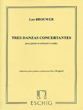 Illustration de 3 Danzas concertantes pour guitare et orchestre à cordes, réduction piano
