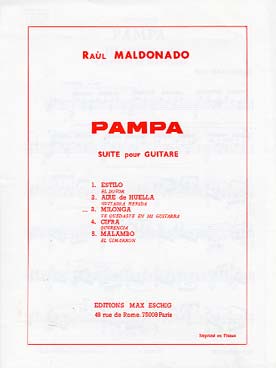 Illustration de Pampa suite N° 3 : Milonga