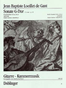 Illustration de Sonate op. 1/3 en sol M (tr. Brojer) (flûte à bec alto)