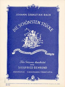 Illustration de Les Plus belles pièces du livre d'Anna Magdalena Bach (tr. Behrend)