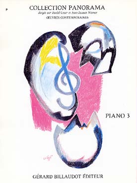 Illustration de PANORAMA (coll. d'œuvres contemporaines) - Piano 3 (élémentaire) : Dutilleux, Sciortino, Makholm, Makino, Ohana