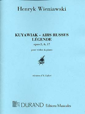 Illustration de Kuyawiak, mazurka op. 2 - Airs russes op. 6 - Légende op. 17