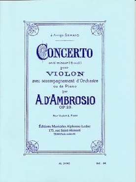 Illustration ambrosio concerto (1er) en si min op. 29