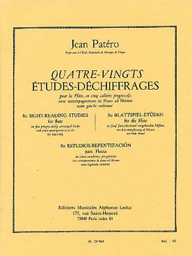 Illustration patero etudes de dechiffrage 3 flute