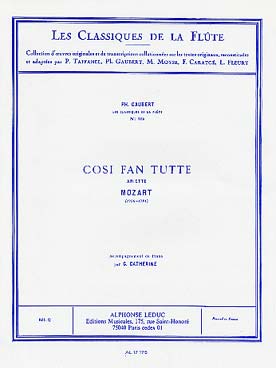 Illustration mozart ariette de cosi fan tutte