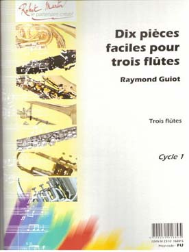 Illustration de 10 Pièces faciles pour 3 flûtes