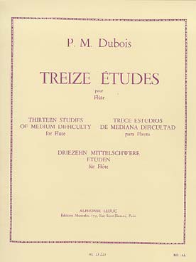 Illustration de 13 Études de moyenne difficulté