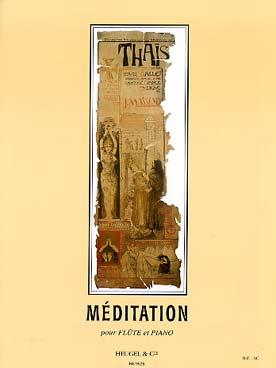 Illustration de Méditation de Thaïs (tr. Taffanel)