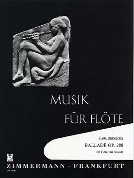 Illustration de Ballade op. 288 pour flûte et orchestre, réd. piano