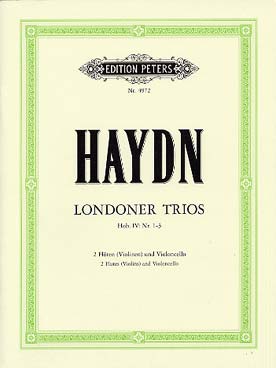 Illustration de Trios de Londres pour 2 flûtes (violon) et violoncelle - Vol. 1 : N° 1, 2 et 3