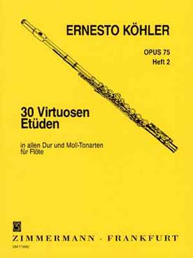 Illustration de 30 Études de virtuosité op. 75 dans les tons majeurs et mineurs - Vol. 2