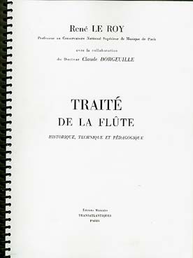 Illustration de Traité de la flûte : historique, technique et pédagogique