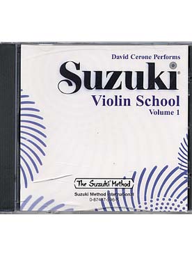Illustration de SUZUKI Violin School (ancienne édition) - CD du Vol. 1